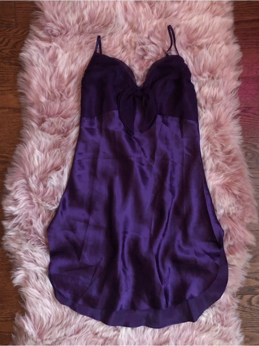 Victorias Secret gold label purple slip dress